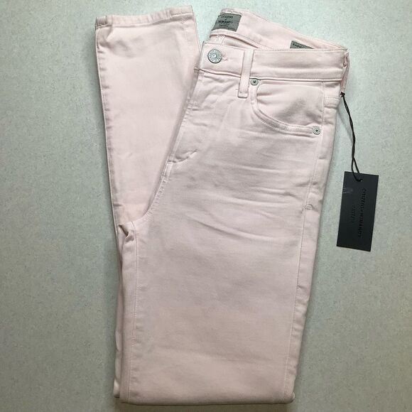 Citizens Of Humanity Rocket Crop High Rise Skinny 25 Rosewater Pink NWT - Picture 4 of 8